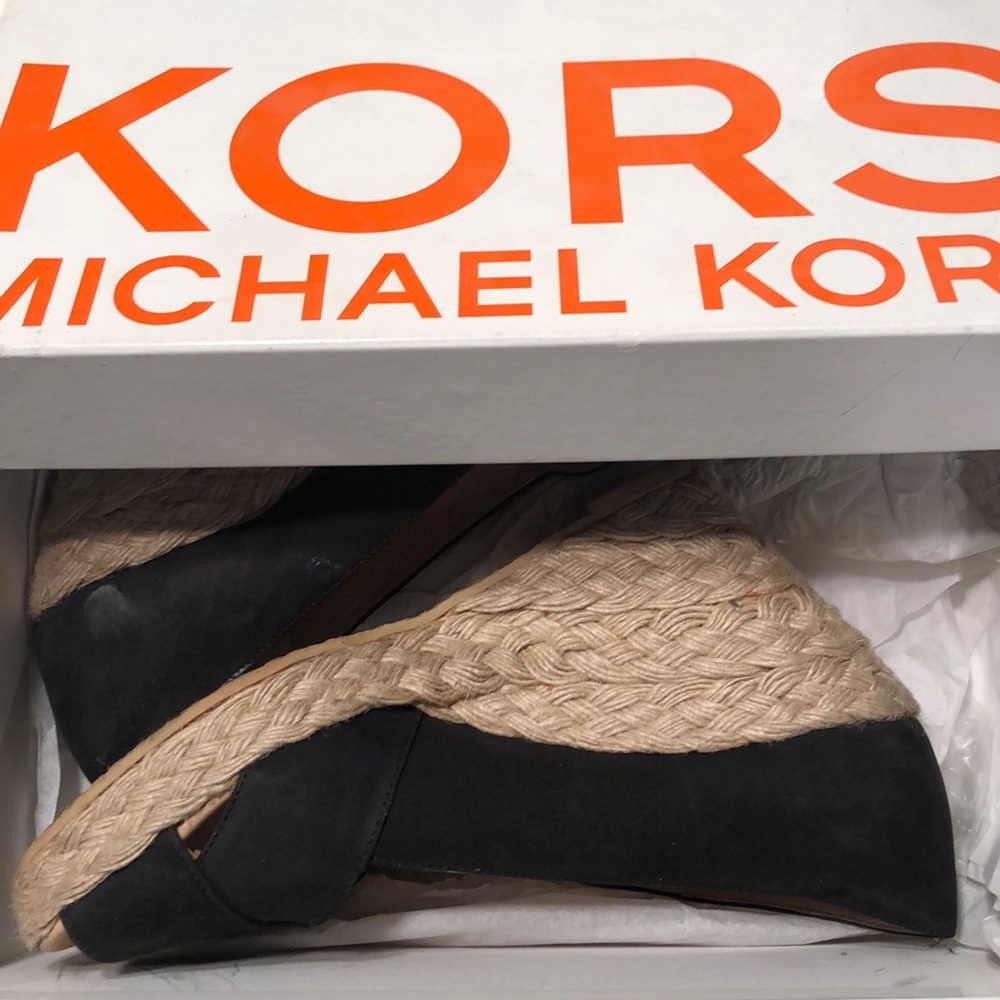 Kors espadrilles - black/nubuck
